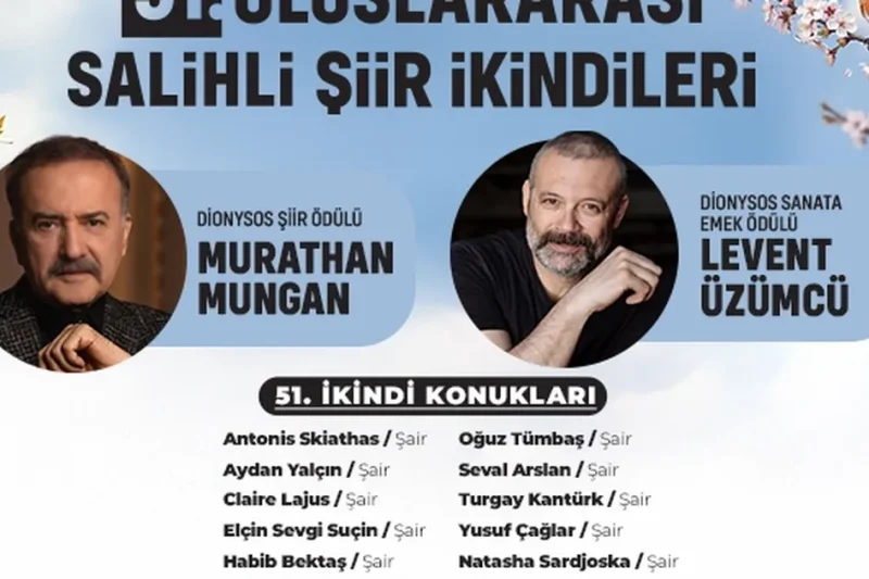 Uluslararası Salihli şiir ikindileri yeniden hayat buluyor
