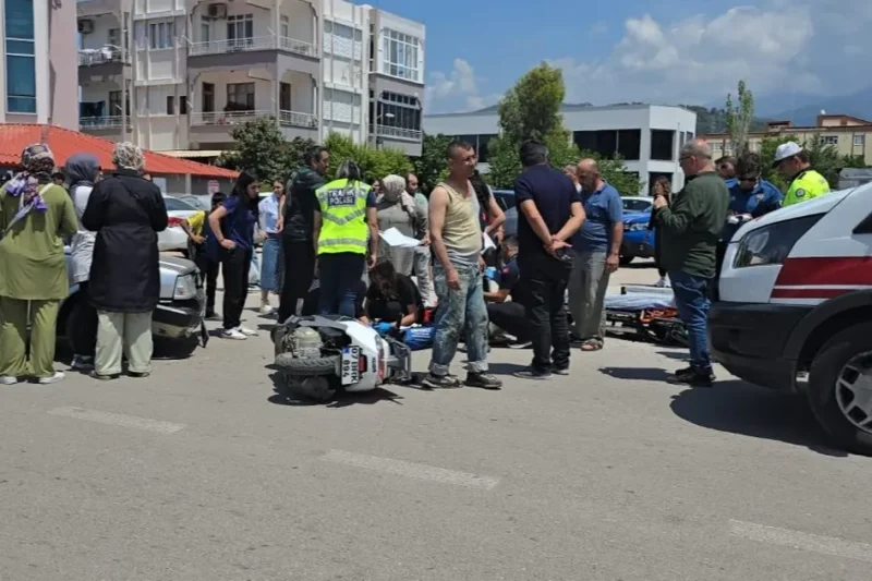 Antalya Kumluca’daki kazada iki öğrenci yaralandı