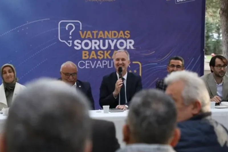 Bursa İnegöl’de mahalle buluşmaları devam ediyor