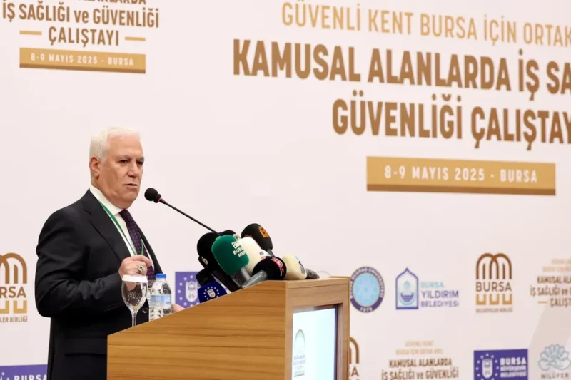 Bursa’da kamusal alanlarda ‘İş Sağlığı ve İş Güvenliği’ çalıştayı