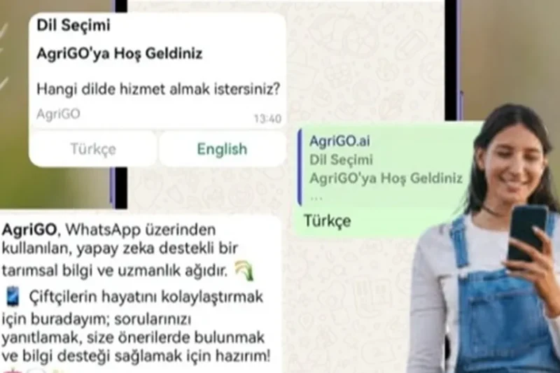 Çiftçilere yapay zekâ destekli tarım asistanı