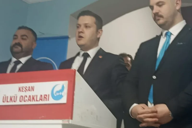 Edirne’de Keşan Ülkü Ocakları’nda görev değişimi