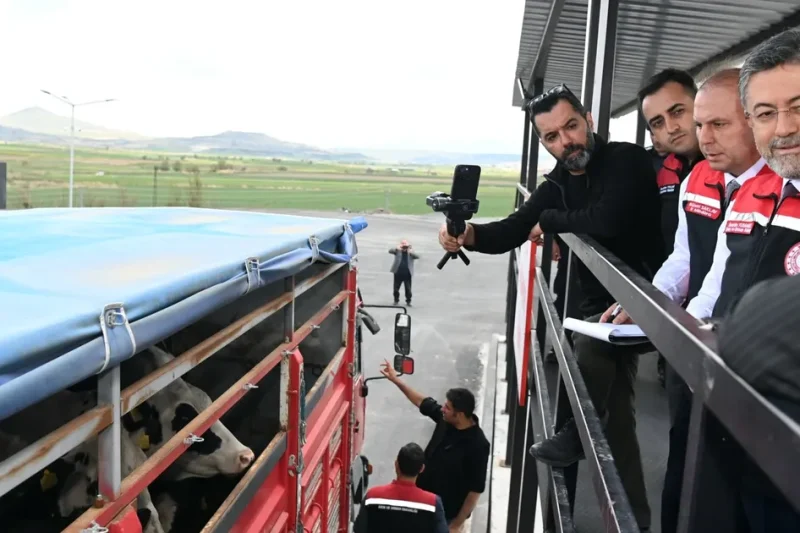 Kayseri beşinci kontrol noktası oldu… Veteriner Yol Kontrol ve Denetim İstasyonu faaliyette