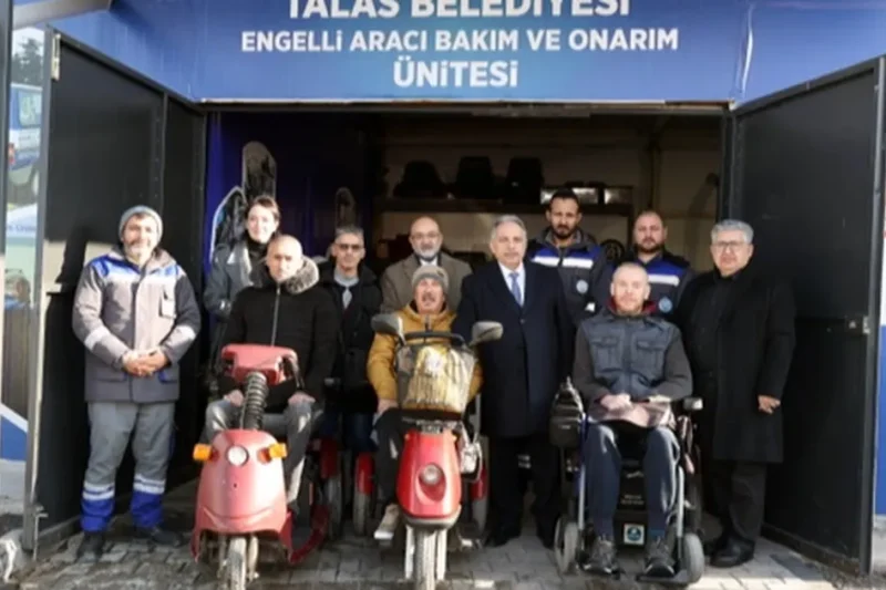 Kayseri Talas’ta engellilerin yüzünü güldüren tesis