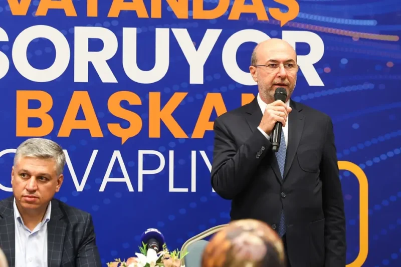 Konya Selçuklu’da vatandaş soruyor, başkan cevaplıyor                    