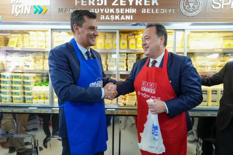 Manisa’da Kent Lokantası ve Halk Mandıra Akhisar’da hizmete açıldı