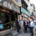 Başkan Mustafa Bozbey’den yangında zarar gören bölgelere ziyaret