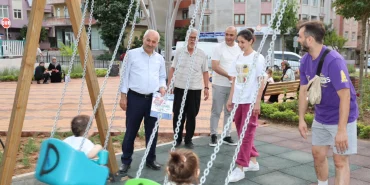 Gebze'de Başkan Büyükgöz'den Arapçeşme Parkı'na yakın mercek