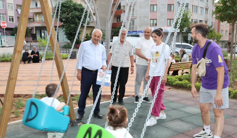 Gebze'de Başkan Büyükgöz'den Arapçeşme Parkı'na yakın mercek