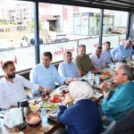 Başkan Büyükgöz Barış Mahallesi esnafıyla kahvaltıda buluştu