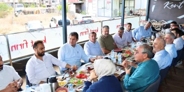 Başkan Büyükgöz Barış Mahallesi esnafıyla kahvaltıda buluştu