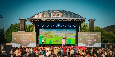 Bursa Kültür Yolu Festivali’nde çocuk hem eğlendi, hem de sanatı öğrendi