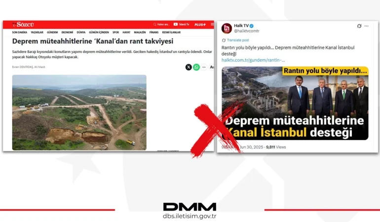 DMM'den Kanal İstanbul iddialarına yalanlama