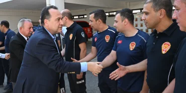 Manisa İtfaiyesi'ne Başkan Dutlulu'dan özel teşekkür