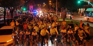 Gaziantep’te arabasız gün kortejiyle hareketli mesaj